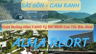 SÀI GÒN - CAM RANH  |  Vượt Hầm Xuyên Núi Dài Nhất Cao Tốc Bắc Nam  |  Nghỉ Dưỡng Tại ALMA RESORT