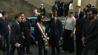 Rome's new city mayor, Virginia Raggi, takes office