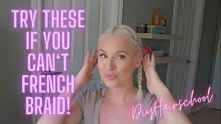 Fake French Braid Tutorial - Perfect Style If You Can't French Braid