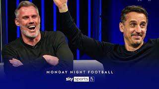 Jamie Carragher and Gary Neville rate their Monday Night Football predictions! 