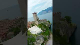 The #castle of #malcesine at #lagodigarda #italy