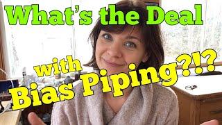 When to use Bias Piping in Upholstery!