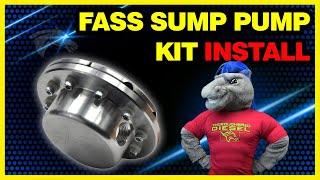 FASS Sump Pump Kit Install: Eliminate 1/4 Fuel Tank Issue #STK-5500