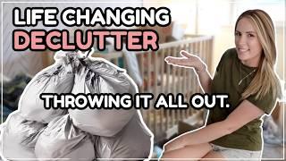 THROWING EVERYTHING OUT IN 2024 / 10 Habits For A Clutter Free Home! Realistic Whole House Declutter