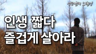 인생은 짧다, 즐겁게 살아라 - 걱정을 내려놓고 오늘을 사는 명상의 말씀