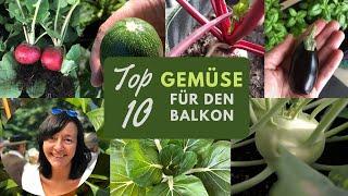 Gemüse auf dem Balkon anbauen - Top 10 Balkongemüse anbauen | Balkongarten Motivation 