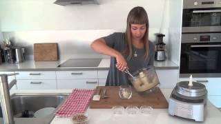 Hot Raw Chef - Julie Van den Kerchove - Banana Chai Ice Cream with Gingerbread Crumble