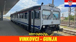 Cab Ride Vinkovci - Gunja (Vinkovci-Gunja Railway - R 105, Croatia) train driver's view 4K