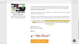 How To Build Your Own Marketing System Using The HBA Funell Builder Software-Marlon O Bennett