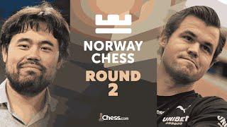 Norway Chess 2025! Magnus vs. Hikaru In 2nd El Classico In A Week!! Rd 2