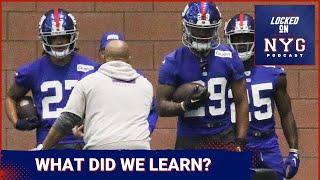 New York Giants Rookie Minicamp Takeaways