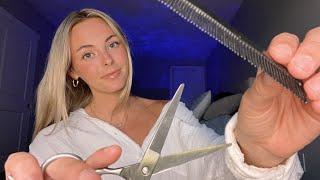 [ASMR] Cutting, Straightening & Styling Your Hair | Soft Spoken