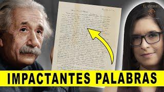 TE SORPRENDERÁ lo que dijo Albert Einstein en su CARTA DE DIOS