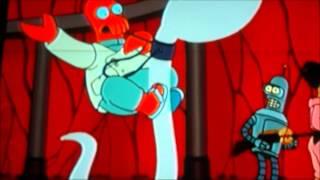 Futurama-Zoidburg rides a sperm