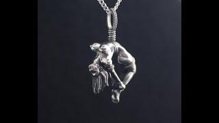 Naked shibari anime Hentai girl BDSM pendant