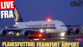 Live Late Night Planespotting Frankfurt Airport  Go Around DE1511 ️ Platz 1 