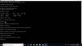 creating bootable usb drive for mbr partition style through command prompt