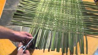 How to Make a Woven Cattail Mat