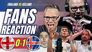 ENGLAND FANS REACTION TO ENGLAND 0-1 ICELAND | EURO 2024 FRIENDLY