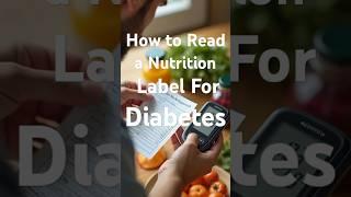 How to Read a Nutrition Label for Diabetes