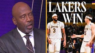 "Anthony Davis is Domantas Sabonis father" - James Worthy "EXCITED" Lakers beat Kings 132-122