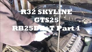 R32 Skyline GTS25 RB25DE+T Conversion Part 1