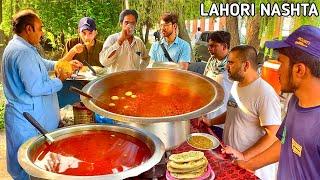 50/ - Rs Cheapest Punjabi Desi Nashta Street Food | Pakistani Nashta | Street food of Pakistan