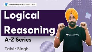 A to Z Series Logical Reasoning | NTA UGC NET  | Talvir Singh | Unacademy NTA UGC NET 2022