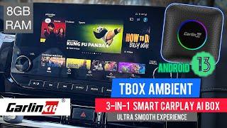Carlinkit Tbox Ambient Review | Ultra Smooth CarPlay AI Box