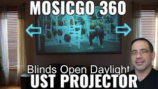 Elite Projectors Mosicgo Sport Ultra Short Throw Projector with CLR 2 Screen Review