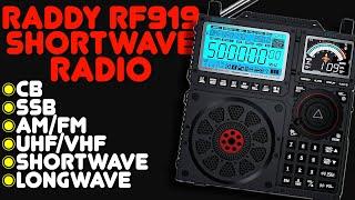 Raddy RF919 Shortwave Overview - RF919 Shortwave Radio For SHTF, WWIII, Or Shortwave Listening