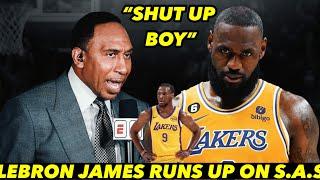 LEBRON JAMES RUNS UP ON STEPHEN A. SMITH: HERE’S WHY #lebronjames #stephenasmith #bronnyjames