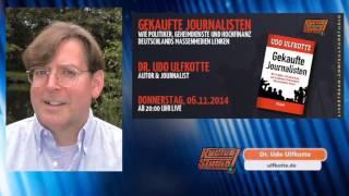 gekaufte Journalisten  Dr. Udo Ulfkotte, bei Kulturstudio Klartext No 102