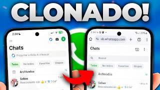 Como CLONAR WhatsApp SOLO con el NÚMERO 2024