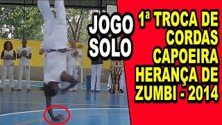 Jogo Solo (1ª Troca de cordas  - Capoeira Herança de Zumbi - 2014)
