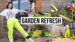 a wholesome garden vlog 🪴 plants, power washing & future plans