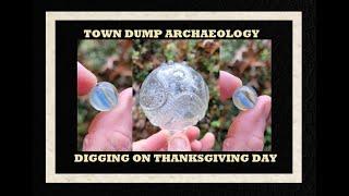 Town Dump Archaeology - Antiques - Vintage Marbles - Bottle Digging - Ohio Valley - Old Bottles -