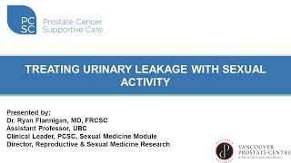 Treating Urinary Leakage with Sexual Activity