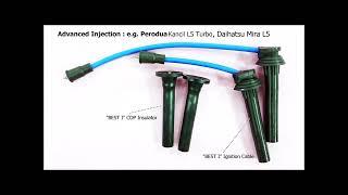 Patent-derived Ignition Cable & COP Insulator to improve engine performance of Advanced Injection