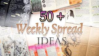 50+ Weekly Spread Ideas for Bullet Journals | Decorative + Minimalist Ideas