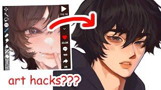 ROASTING TIKTOK ART TUTORIALS 12