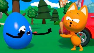 Bad Eggs - New Meow Kitty`s games - Learning Colors Video and Best Nursery Games for Toddlers