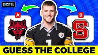 90.09% FAIL!!! GUESS THE COLLEGE OF NFL PLAYER 2024 Part 1