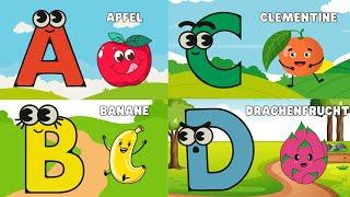 Das ABC Lied: Das Alphabet spielerisch lernen mit dem Obstlied | Kleine Liederwelt