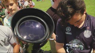 Students at the Alabama School of Math and Science View the Solar Eclipse