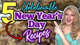 5 Best-Ever NEW YEAR'S RECIPES you Must Try! | Easy HOLIDAY RECIPES to Ring In the NEW YEAR!