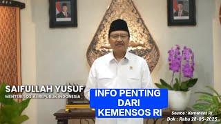 ALHAMDULILLAH BANSOS BPNT PKH TAHAP 2 MULAI DISALURKAN KEMENSOS GUS IPUL PADA 28 MEI 2025