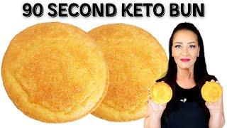 90 Second Keto Bun | Quick & Easy Recipe #Shorts