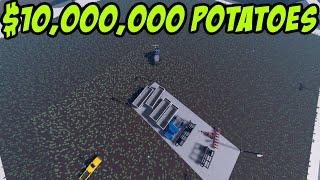 BIGGEST POTATO HARVEST! ($10,000,000 PROFIT) Roblox Farming and Friends