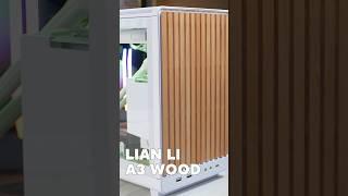 New LIAN Li A3 White with Wood Front Panel